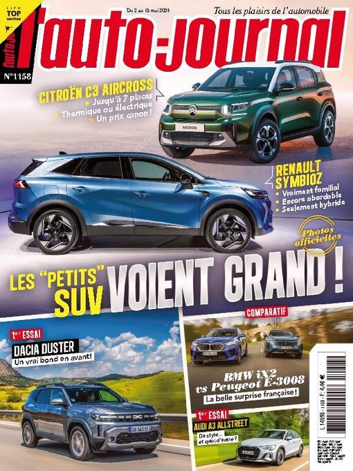 Title details for L'auto Journal by Editions Mondadori Axel Springer (EMAS) - Available